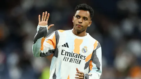 Rodrygo durante duelo do Real Madrid em LaLiga (Créditos: Florencia Tan Jun/Getty Images)