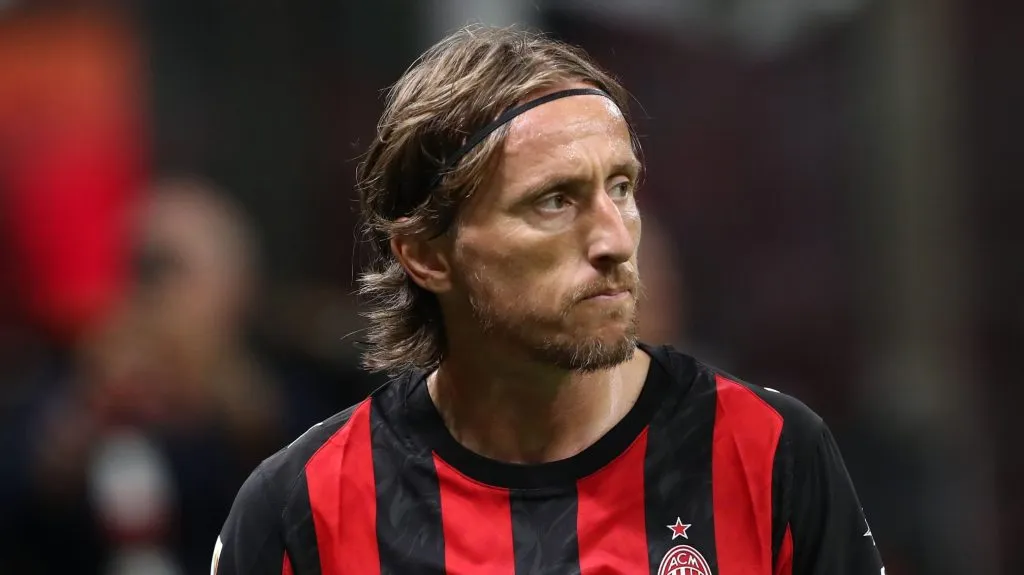 Modric em estreia pelo Milan.