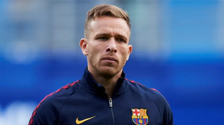 Arthur Melo pelo Barcelona. Foto: Juan Manuel Serrano Arce/Getty Images