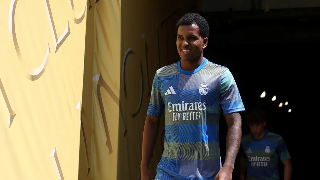 Rodrygo em ação pelo Real Madrid. Foto: Buda Mendes/Getty Images