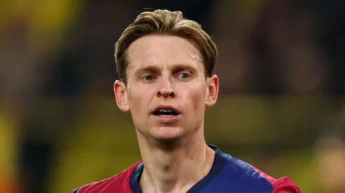 Frenkie de Jong pelo Barcelona (Foto: Dean Mouhtaropoulos/Getty Images)