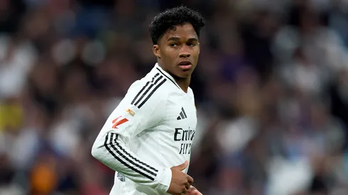 Endrick em ação pelo Real Madrid. Foto: Angel Martinez/Getty Images