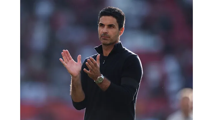 Mikel Arteta, técnico do Arsenal. (Photo by Stu Forster/Getty Images)