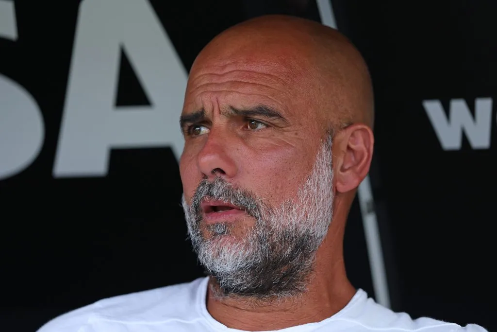 Guardiola, técnico do Manchester City. (Photo by Dan Mullan/Getty Images)