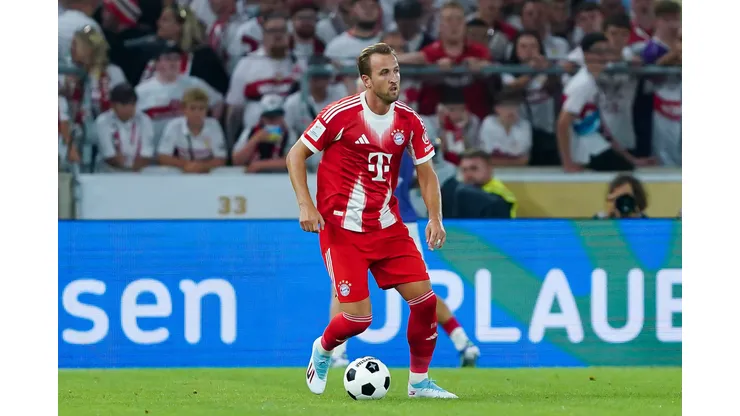 Harry Kane em ação pelo Bayern de Munique. Foto: Daniela Porcelli/Getty Images