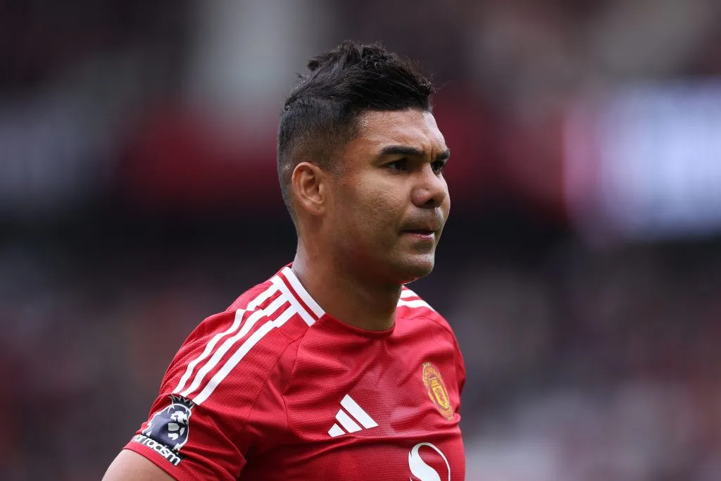 Casemiro deve deixar o Manchester United. Foto: Alex Livesey/Getty Images