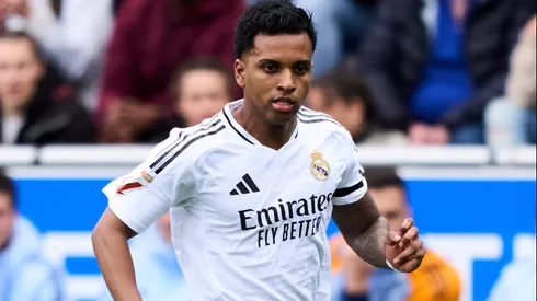 Rodrygo é aguardado por fãs do City após ausência em estreia do Real Madrid. Foto: Juan Manuel Serrano Arce/Getty Images