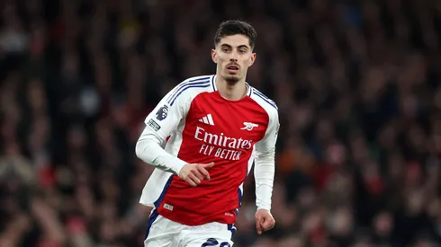 Kai Havertz em ação pelo Arsenal. Foto: Alex Pantling/Getty Images