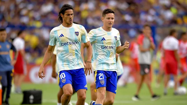 Ander Herrera é companheiro de Cavani no boca Juniors. Foto: Marcelo Endelli/Getty Images