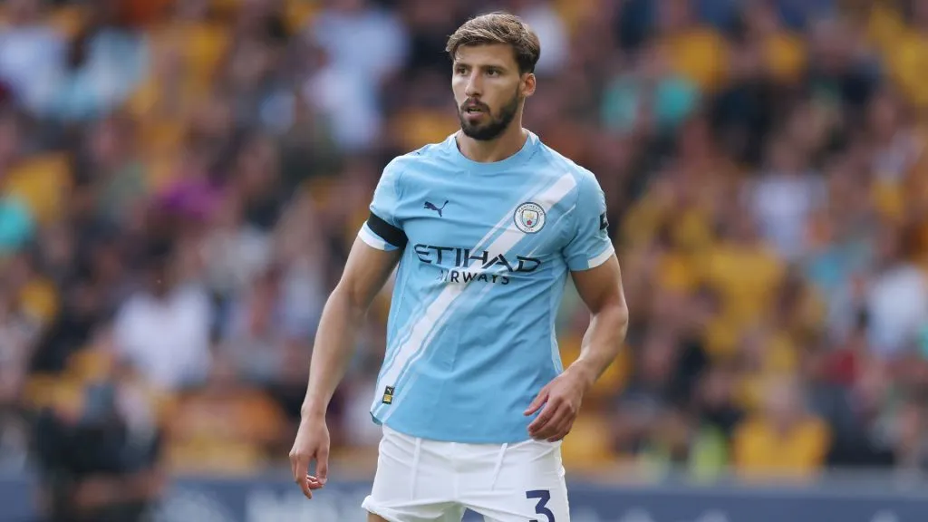 Rúben Dias renovou com o Manchester City (foto: Michael Reagan/Getty Imagens)