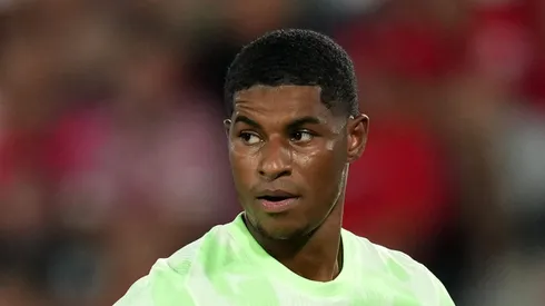 Rashford sofre no Barcelona. Foto: Alex Caparros/Getty Images