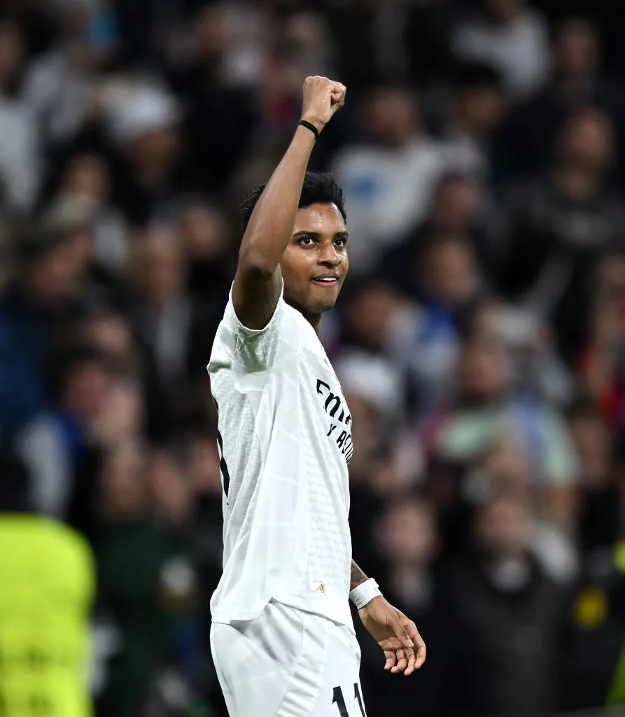 Rodrygo teve pedido aceito no Real Madrid por Xabi Alonso e vai atuar na esquerda, segundo a ESPN.  (Foto: Denis Doyle/Getty Images)