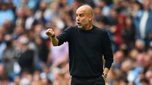 Guardiola, técnico do Manchester City. (Photo by Clive Mason/Getty Images)