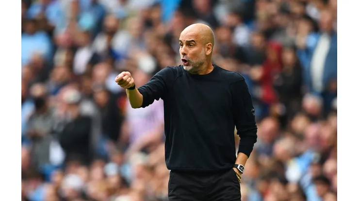 Guardiola, técnico do Manchester City. (Photo by Clive Mason/Getty Images)