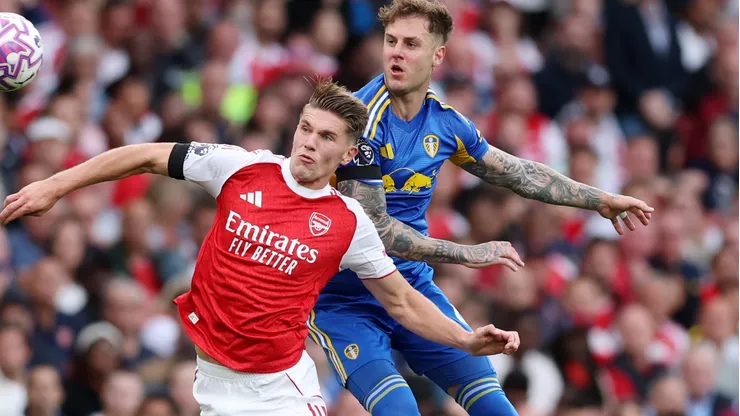 Gyökeres perde gol bizarro em Arsenal x Leeds e vira motivo de piada na web; Veja o vídeo. (Photo by Julian Finney/Getty Images)