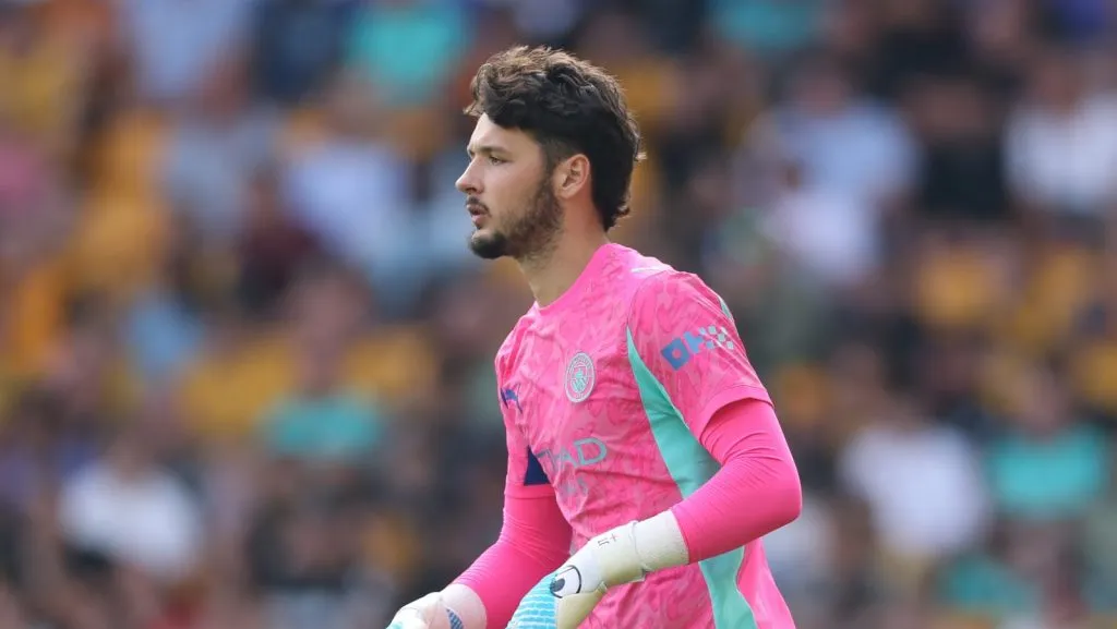 James Trafford, goleiro do Manchester City. (Photo by Michael Regan/Getty Images)