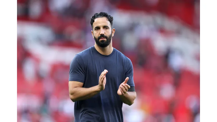 Ruben Amorim, técnico do Manchester United. (Photo by Michael Regan/Getty Images)