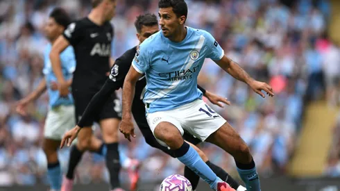 Rodri em ação pelo Manchester City. Foto: Shaun Botterill/Getty Images