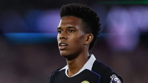 Torcedores do Chelsea se surpreendem com péssimo nível do inglês de Estêvão. (Photo by Justin Setterfield/Getty Images)