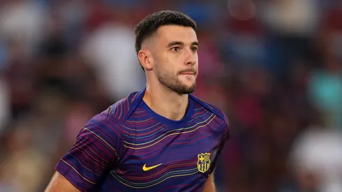 Apesar do revés, Garcia se mostrou atento e seguro nas saídas, mostrando potencial para se adaptar ao estilo ofensivo do Barça. (Photo by Alex Caparros/Getty Images)