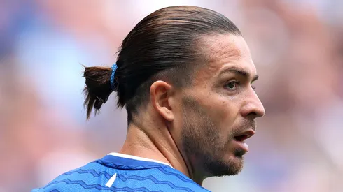 Ex-Manchester City, Grealish explica acerto com Everton após brilhar contra Brighton. (Photo by Michael Regan/Getty Images)