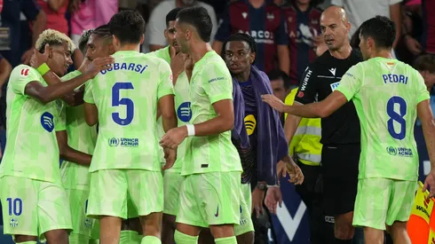 O Barcelona voltou a mostrar sua força de reação ao vencer o Levante por 3 a 2 fora de casa, após sair perdendo por 2 a 0. (Photo by Alex Caparros/Getty Images)