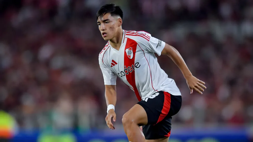 Ian Subiabre, do River Plate, está na mira de Liverpool e Manchester City. Foto: Marcelo Endelli/Getty Images