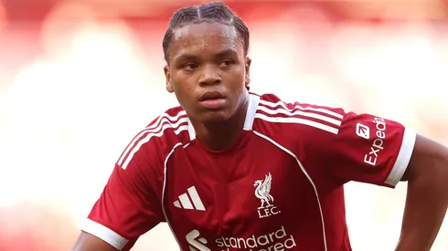 Rio Ngumoha, jovem atacante do Liverpool (Foto: Carl Recine/Getty Images)