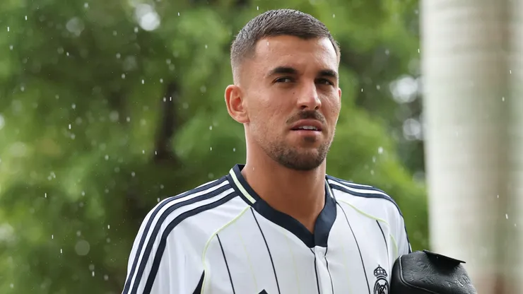 Dani Ceballos antes de jogo do Real Madrid. Foto: Michael Reaves