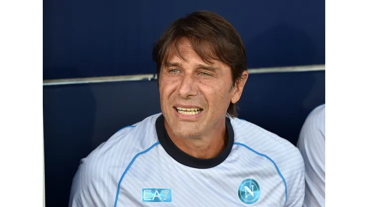 Antonio Conte, técnico do Napoli - Photo by Giuseppe Bellini/Getty Images