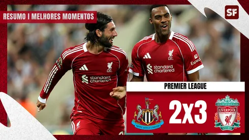 Resumo completo: Liverpool vence o Newcastle por 3 a 2 no St. James' Park pela Premier League. Foto: Stu Forster/Getty Images