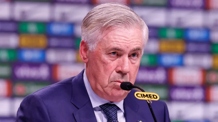 Ancelotti durante convocação para Data Fifa de setembro (Foto: Rafael Ribeiro - Divulgação- CBF)