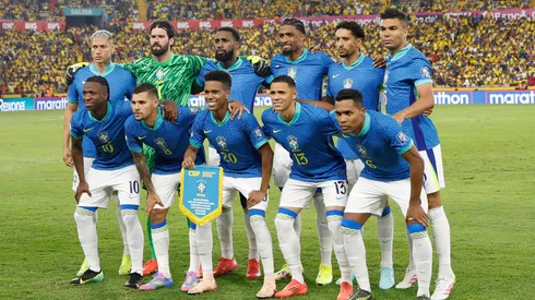Jogadores da Seleção Brasileira em duelo contra o Equador (Foto: Rafael Ribeiro - Divulgação - CBF)