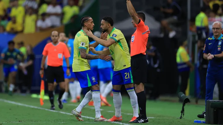 João Pedro e Matheus Cunha estiveram na última Data Fifa (Foto: Buda Mendes - Getty Images)