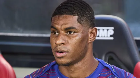 Rashford, reforço do Barceona. Foto: Rafa Babot/Getty Images