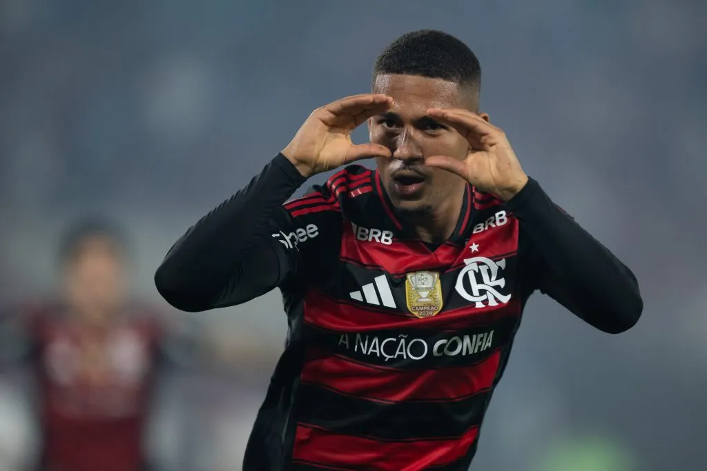 Samuel Lino, atacante do Flamengo