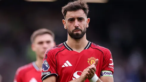 Na mira do Al-Ittihad, Bruno Fernandes concorda em deixar o Manchester United no fim da temporada. (Photo by Justin Setterfield/Getty Images)