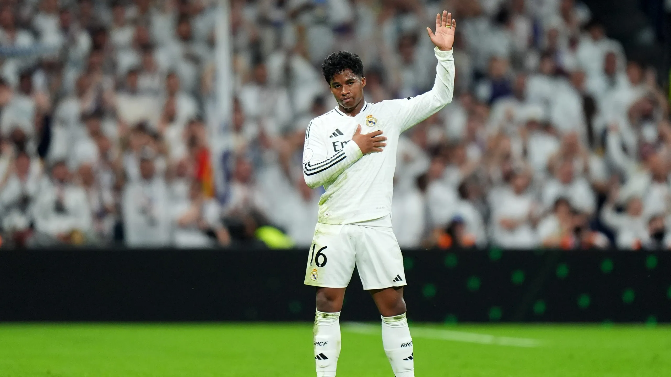 Endrick em campo pelo Real Madrid – Photo by Angel Martinez/Getty Images