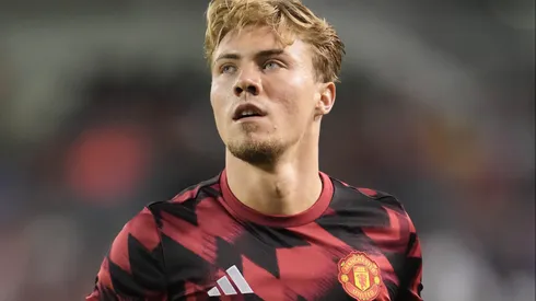 Manchester United receberá R$284 mi do Napoli após fim do empréstimo de Hojlund (Photo by Patrick McDermott/Getty Images)