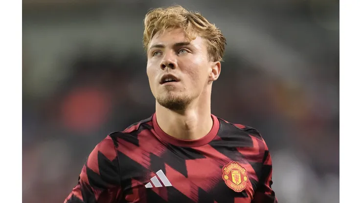 Manchester United receberá R$284 mi do Napoli após fim do empréstimo de Hojlund (Photo by Patrick McDermott/Getty Images)