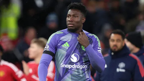 André Onana está infeliz no Manchester United e pode reforçar o West Ham. (Photo by Clive Brunskill/Getty Images)