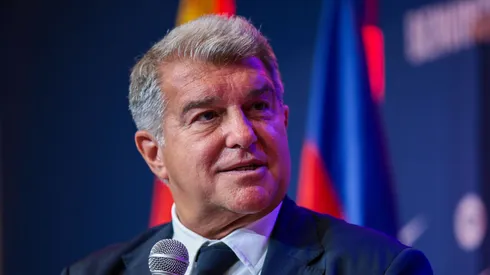 Joan Laporta, presidente do Barcelona. Foto: Eric Alonso