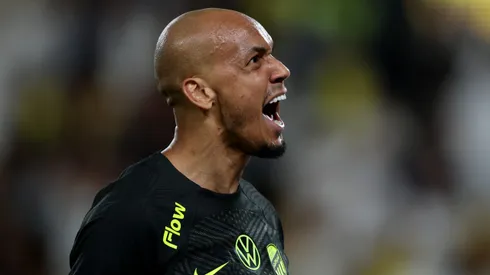 Fabinho, volante do Al-Ittihad – Photo by Yasser Bakhsh/Getty Images