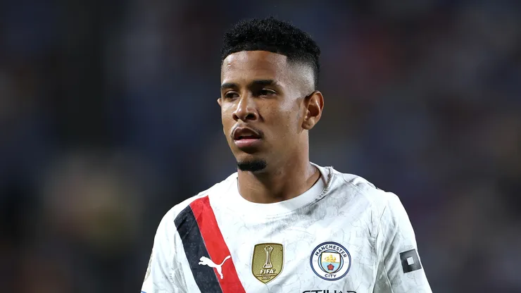 Savinho em ação pelo Manchester City. Foto: Francois Nel/Getty Images