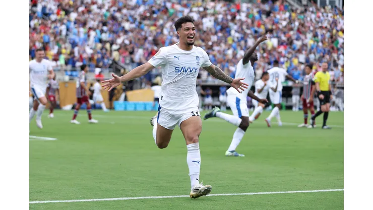 Marcos Leonardo em ação pelo Al-Hilal. Atacante esteve próximo do São Paulo. Foto: Megan Briggs/Getty Images