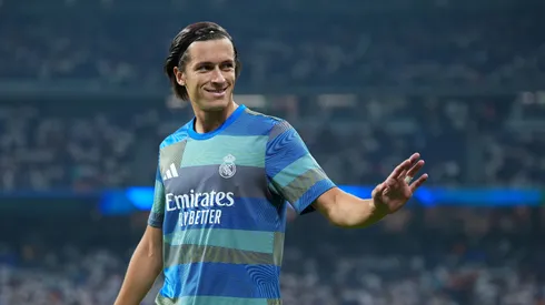 Álvaro Carreras em ação pelo Real Madrid. Foto: Angel Martinez/Getty Images