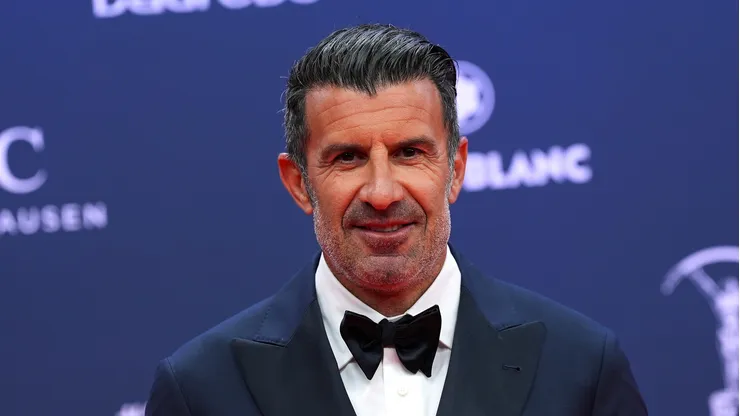 Figo, ex-jogador do Real Madrid e Barcelona. Foto: Angel Martinez/Getty Images for Laureus