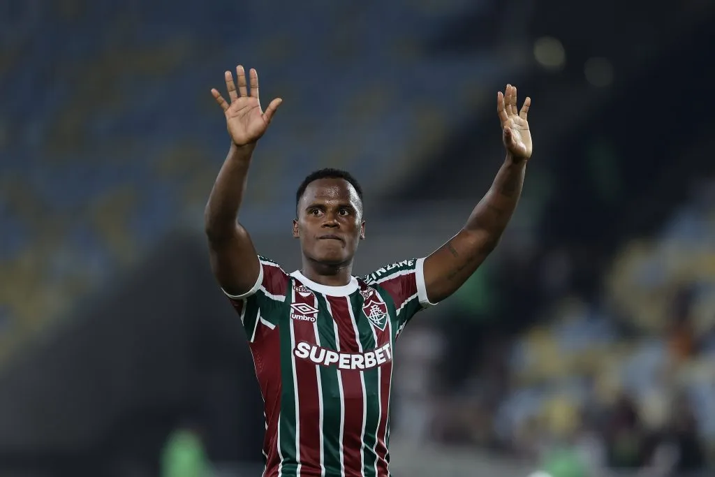 Arias em sua despedida pelo Fluminense (Photo by Wagner Meier/Getty Images)