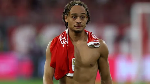 Chelsea não se acerta com o RB Leipzig e vê o Tottenham avançar para contratar Xavi Simons.(Photo by Alexander Hassenstein/Getty Images)