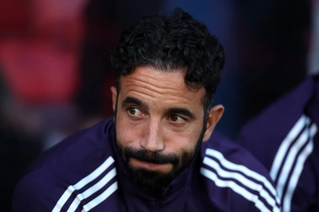 Ruben Amorim, técnico do Manchester United – Photo by George Wood/Getty Images